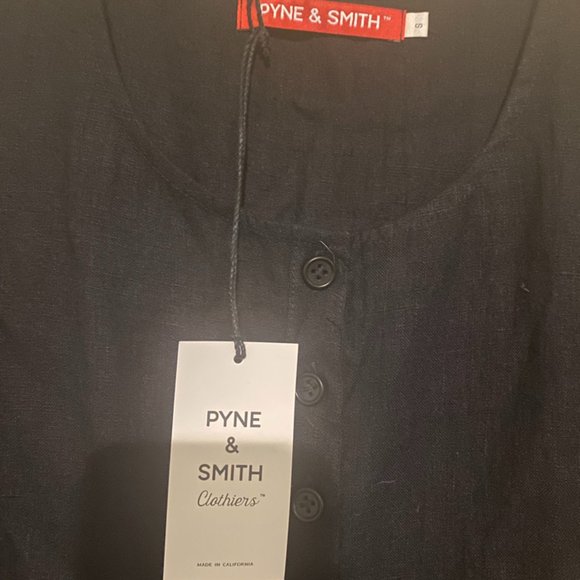 Pyne and Smith Model No.12 Button Up, Midi Dress, Black, Size Small NWT - Picture 14 of 14